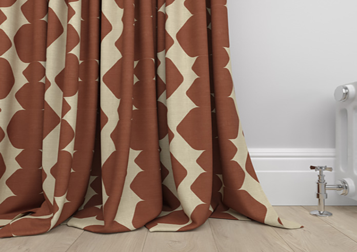 Construct, Burnt Orange - Made to Measure Curtains - Image 6